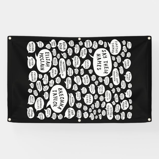 Lona digan sus nombres (Horizontal)