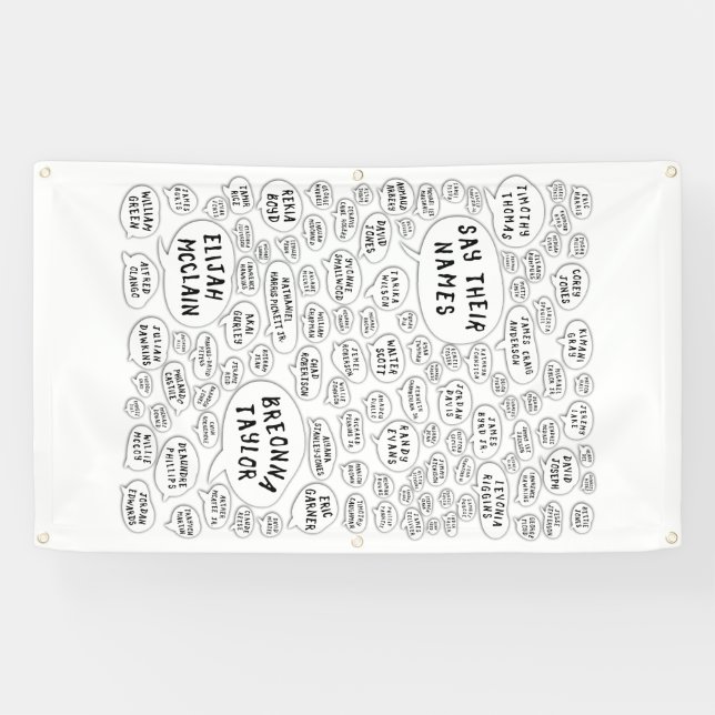 Lona digan sus nombres (Horizontal)