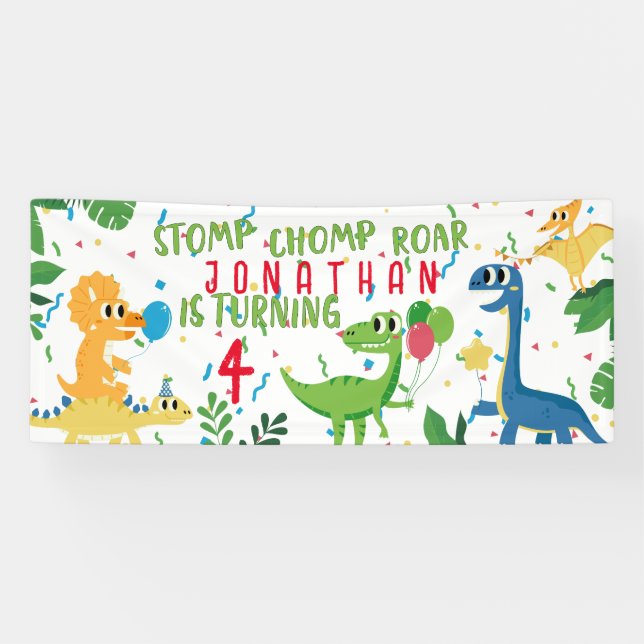 LONA DINOSAUR BIRTHDAY (Horizontal)
