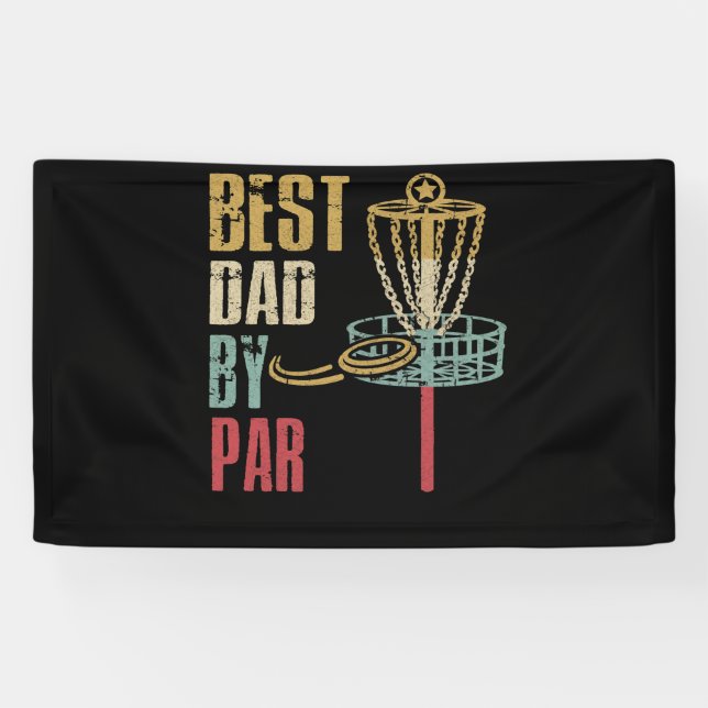 Lona Disc Golf Dad Best Dad By Par (Horizontal)