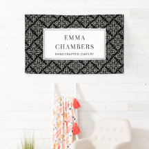 Diseñador de joyas Patrón de motivos blanco negro