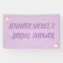 Diseñar sus propios banners para BRIDAL SHOWER