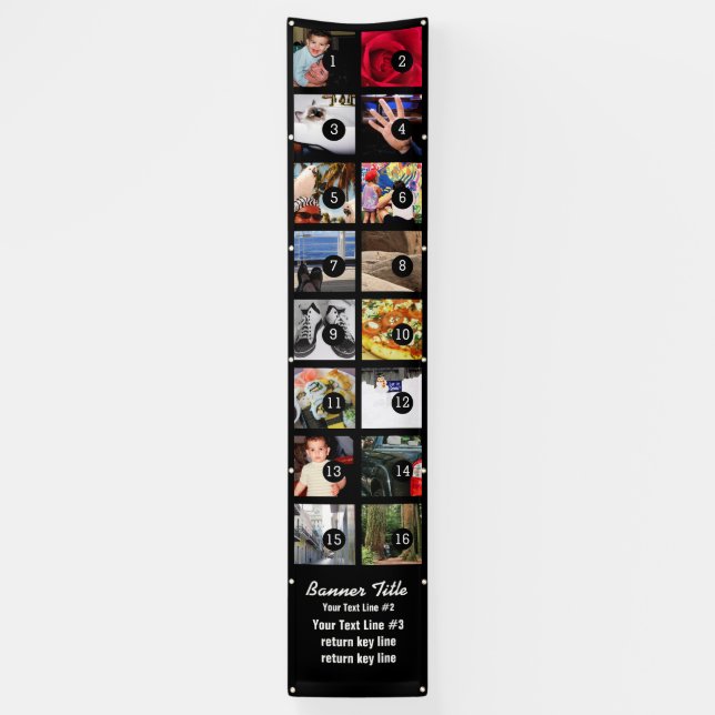 Lona Diseñe sus propias imágenes verticales de la (Vertical)