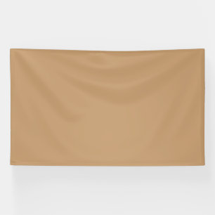 Lona Diseño con fondo marrón y borde blanco