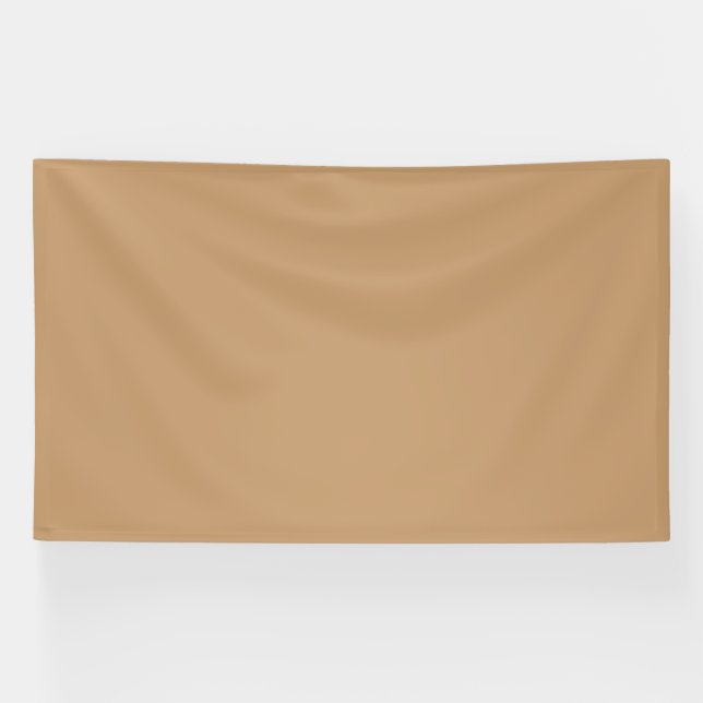Lona Diseño con fondo marrón y borde blanco (Horizontal)