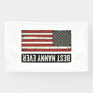 Lona Diseño de camiseta de bandera vintage patriota Mej
