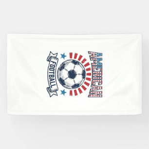 Lona Diseño de camiseta de fútbol americano vintage