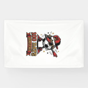 Lona Diseño de camiseta de fútbol Dabbing de 100 días B