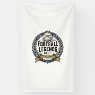 Lona Diseño de camiseta de fútbol vintage del club Foot