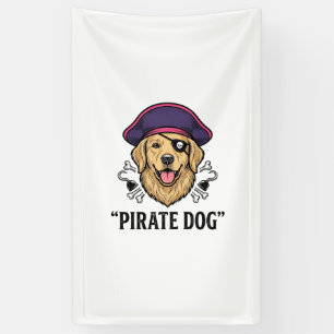 Lona Diseño de camiseta de grabado vintage de perro pir