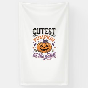 Lona Diseño de camiseta de Halloween de la calabaza más