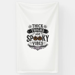 Lona Diseño de camiseta de Halloween Vibraciones espelu
