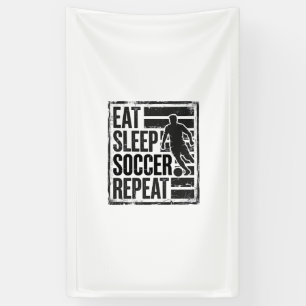 Lona Diseño de camiseta de jugador vintage de fútbol re