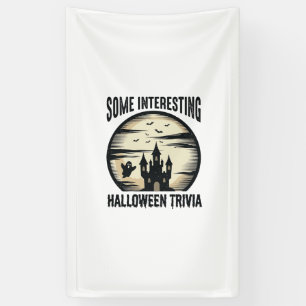 Lona Diseño de camiseta de luna fantasma de trivia de H