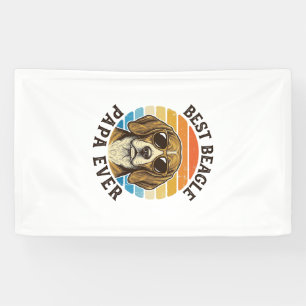 Lona Diseño de camiseta de Papá de Beagle vintage el me