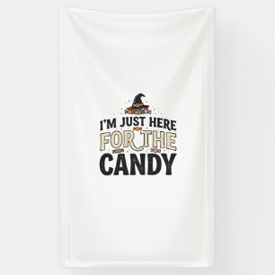 Lona Diseño de camiseta de sombrero de bruja de dulces