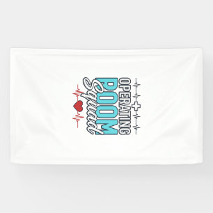 Lona Diseño de camiseta del equipo quirúrgico de la esc