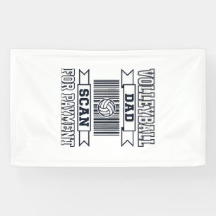 Lona Diseño de camiseta divertido Papá de voleibol esca