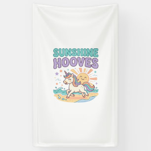 Lona Diseño de camiseta gráfica trendy pezuñas unicorni