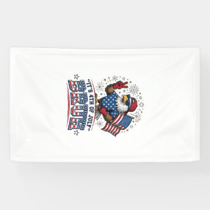 Lona Diseño de camiseta patriótica Funny 4th of July Ea