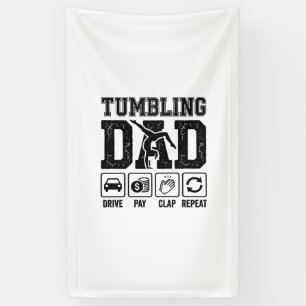 Lona Diseño de camiseta Tumbling Dad Drive Pay Clap Rep