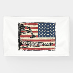 Lona Diseño de camiseta vectorial de bandera estadounid