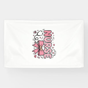 Lona Diseño de camiseta vectorial de enfermera linda co