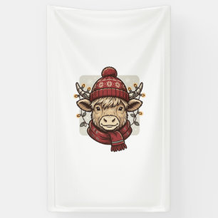 Lona Diseño de camiseta vectorial de vaca de las Highla