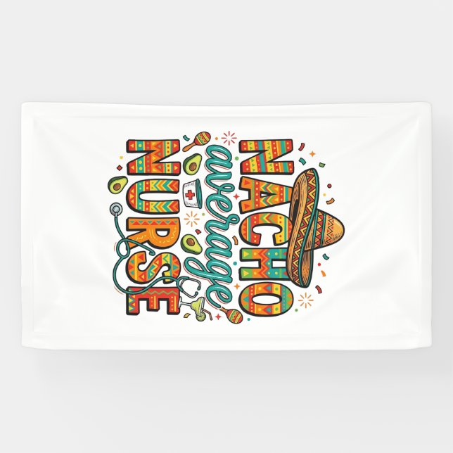 Lona Diseño de camiseta vectorial fiesta de enfermera p (Horizontal)