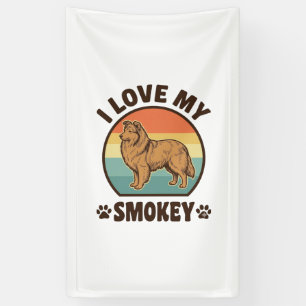 Lona Diseño de camiseta vintage puesta de sol Smokey Sh