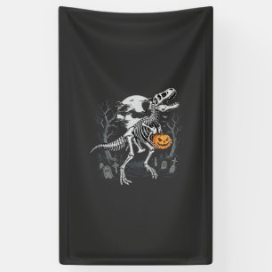 Lona Diseño de cementerio de calabaza de Halloween de e