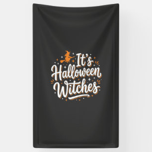 Lona Diseño de cita de bruja linda de brujas de Hallowe