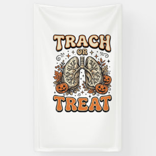 Lona Diseño de enfermera de Halloween de traqueostomía