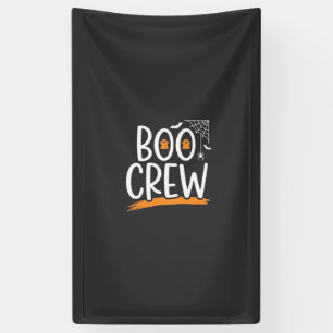 Lona Diseño de fantasma de Halloween Boo Crew_1