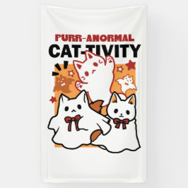 Lona Diseño de gatos morales anormales de la actividad