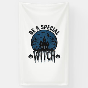 Lona Diseño de grabado vintage de bruja especial de Hal