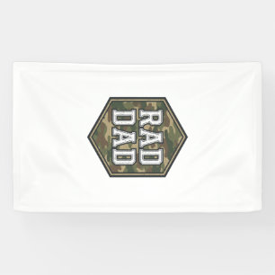 Lona Diseño de grabado vintage de hexágono de camuflaje