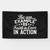 Diseño de motivación cristiana - Fe, amor y acción