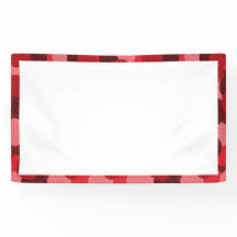 Diseño de pinceladas en rojo