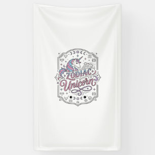 Lona Diseño de regalo Unicornio Zodiaco Unicornio Jugue