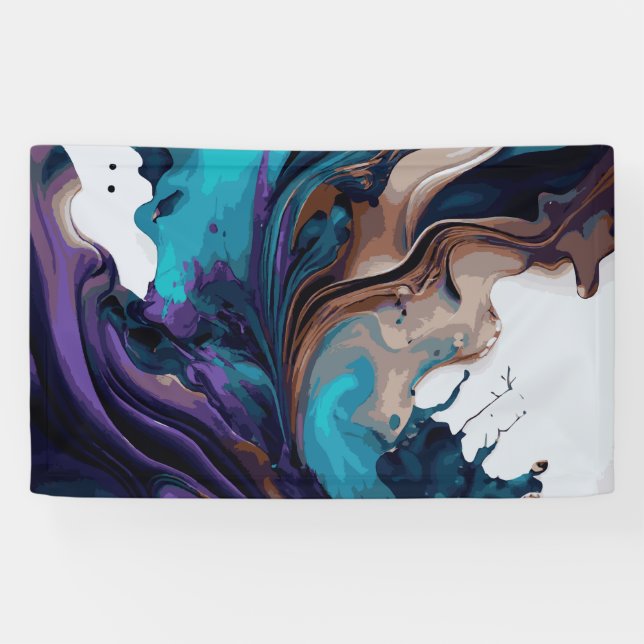 Lona Diseño de textura de mármol (Horizontal)