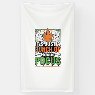 Lona diseño de vector de cita de Halloween Hocus Pocus_