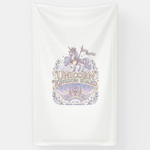 Lona Diseño de vector de idea de regalo de unicornio co