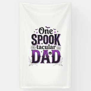 Lona Diseño de vector vintage de Halloween de papá Spoo