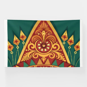 Lona diseño intrincado y tradicional