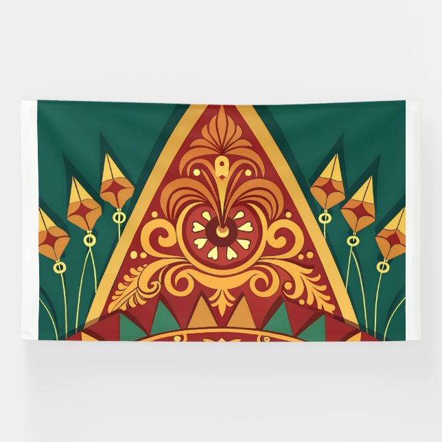 Lona diseño intrincado y tradicional (Horizontal)