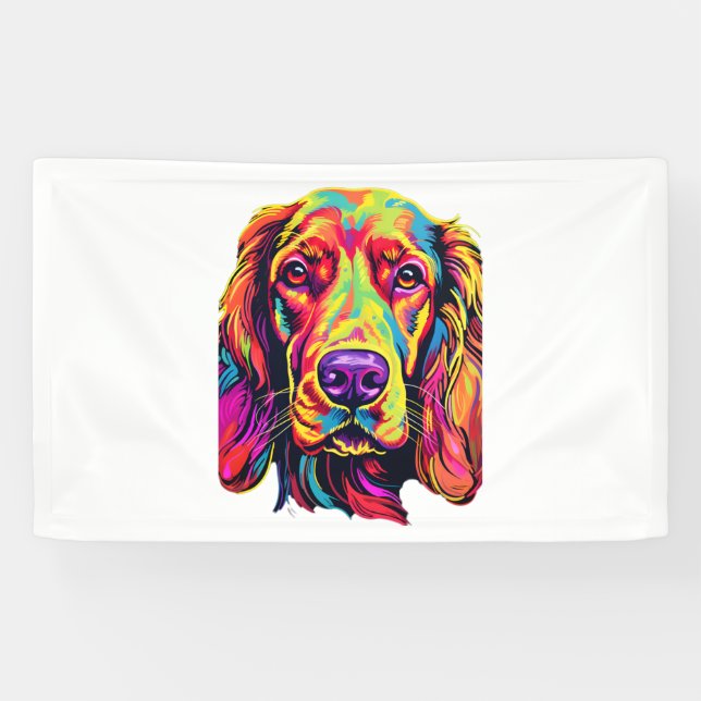 Lona Diseño neón irlandés (Horizontal)