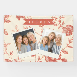 Lona Diseño personalizado de toile floral delicado vint