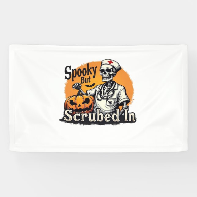 Lona Diseño sobredimensionado de camiseta para enfermer (Horizontal)