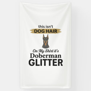 Lona Diseño Vintage Amante Perro Divertido Brillo Dober